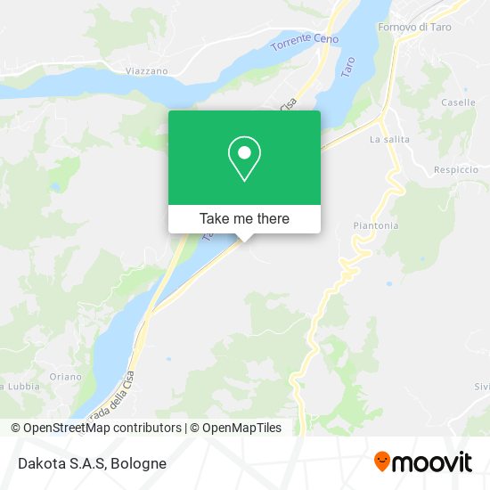Dakota S.A.S map