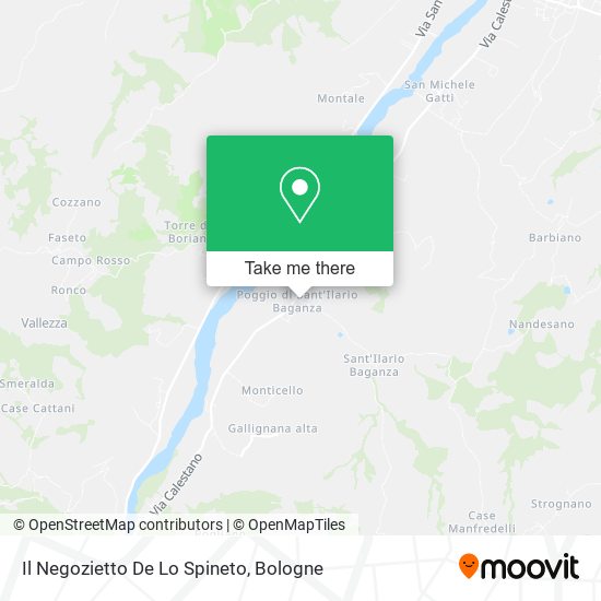 Il Negozietto De Lo Spineto map