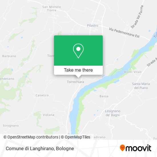 Comune di Langhirano map