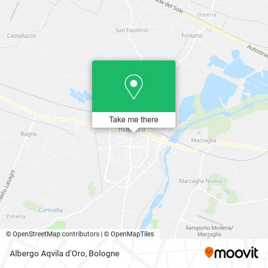 Albergo Aqvila d'Oro map
