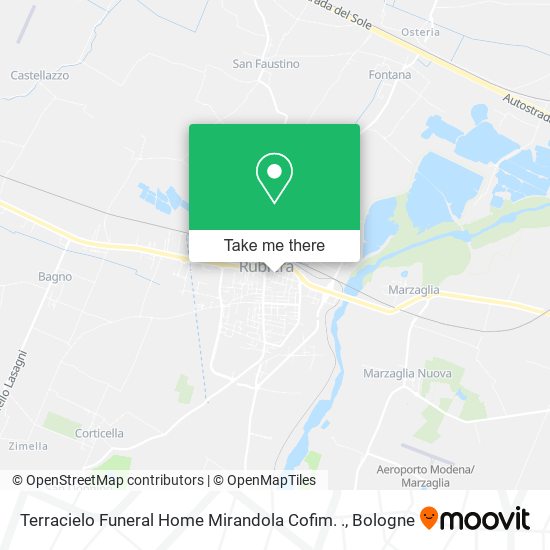 Terracielo Funeral Home Mirandola Cofim. . map