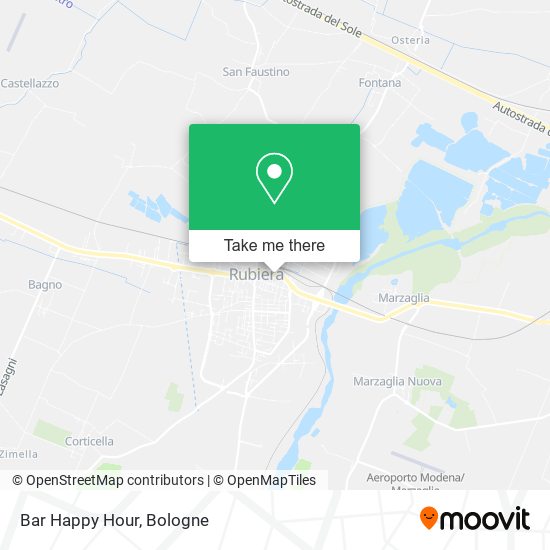 Bar Happy Hour map