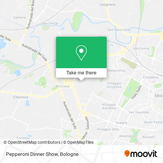 Pepperoni Dinner Show map