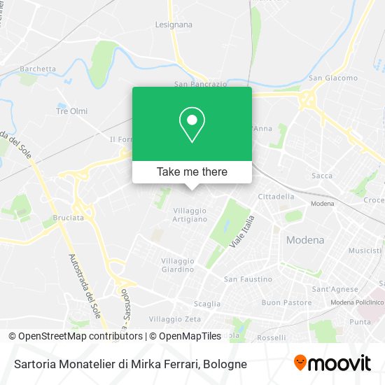 Sartoria Monatelier di Mirka Ferrari map