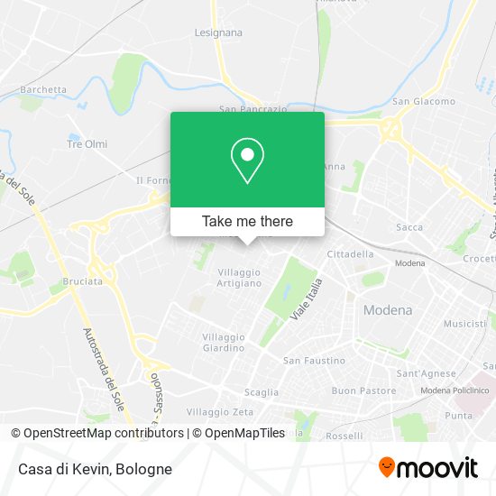 Casa di Kevin map