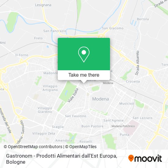 Gastronom - Prodotti Alimentari dall'Est Europa map