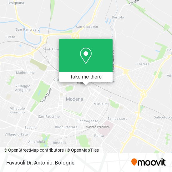 Favasuli Dr. Antonio map