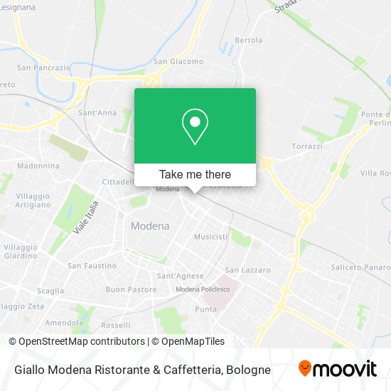 Giallo Modena Ristorante & Caffetteria map