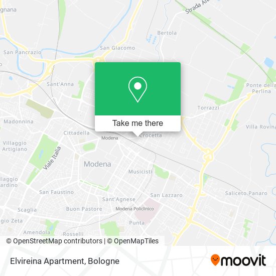 Elvireina Apartment map