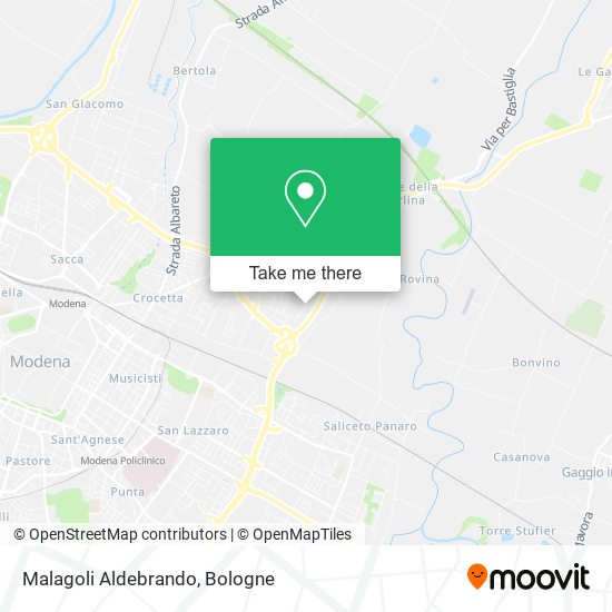 Malagoli Aldebrando map