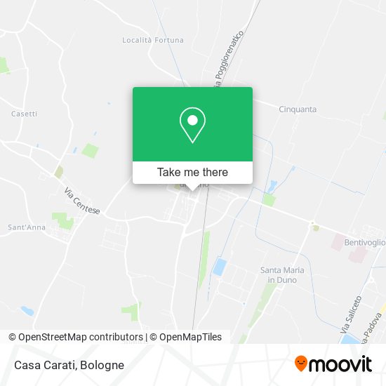 Casa Carati map