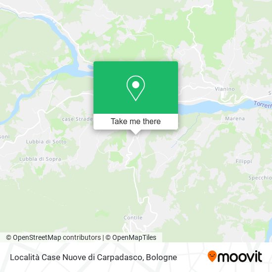 Località Case Nuove di Carpadasco map