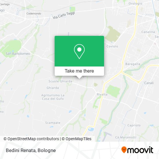 Bedini Renata map