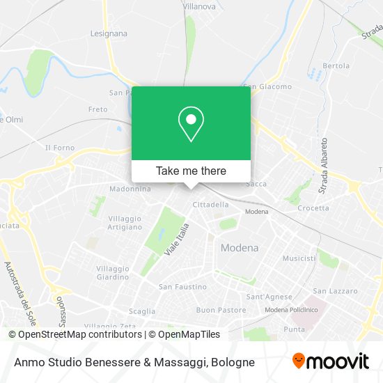 Anmo Studio Benessere & Massaggi map