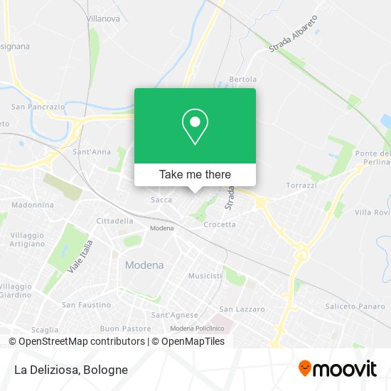 La Deliziosa map