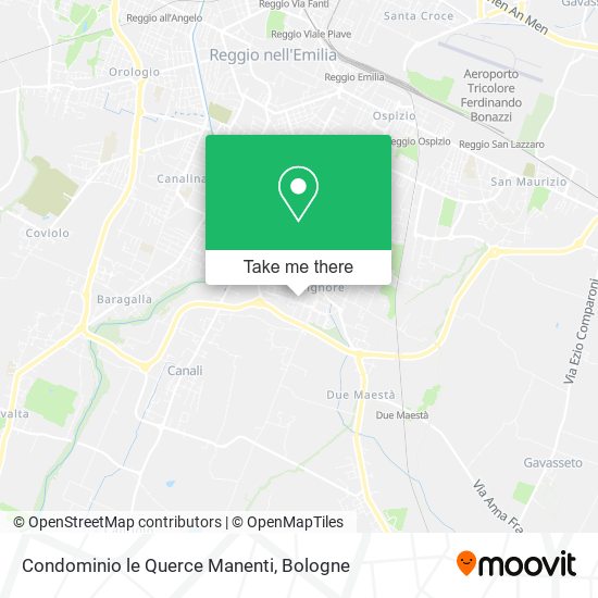 Condominio le Querce Manenti map