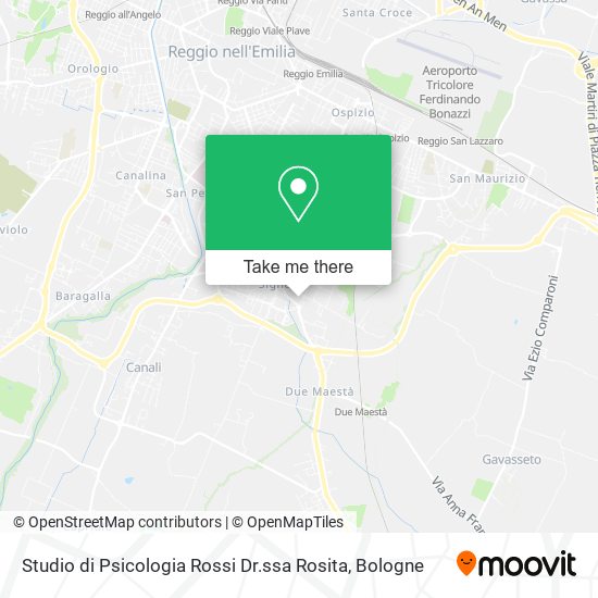 Studio di Psicologia Rossi Dr.ssa Rosita map