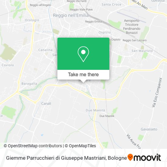 Giemme Parrucchieri di Giuseppe Mastriani map