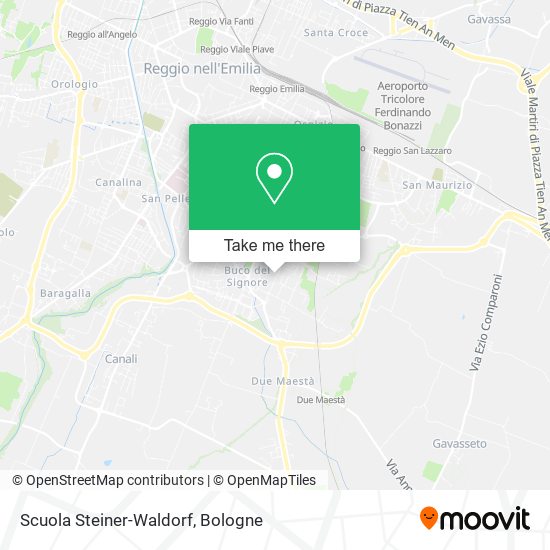 Scuola Steiner-Waldorf map