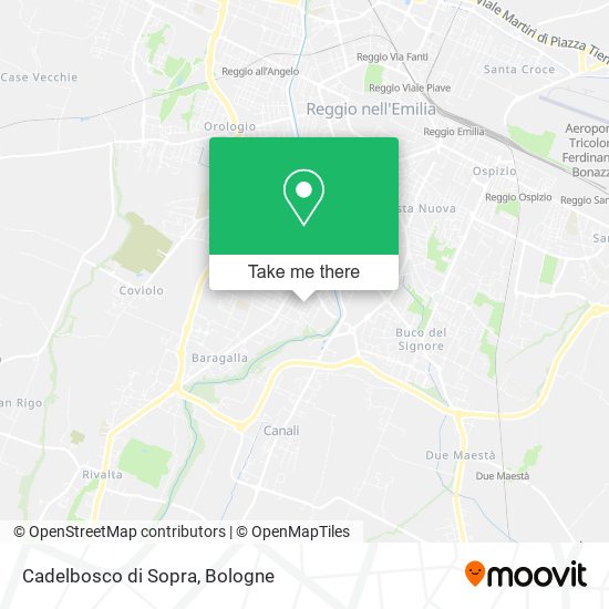 Cadelbosco di Sopra map