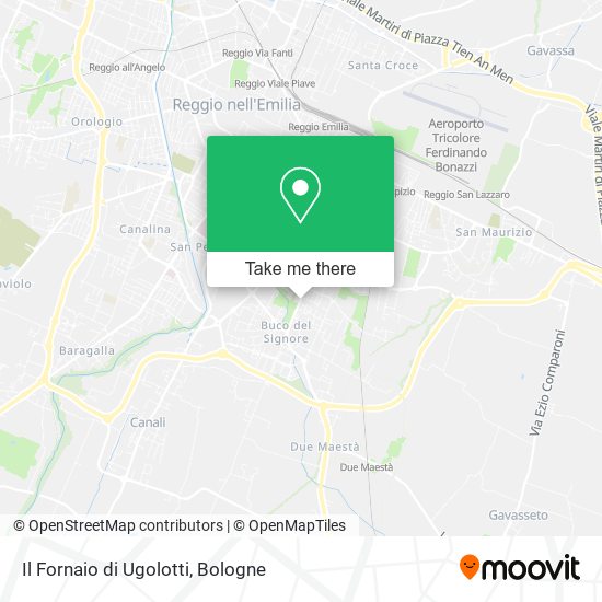 Il Fornaio di Ugolotti map