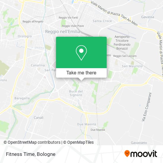 Fitness Time map