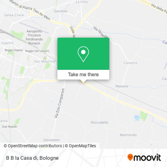 B B la Casa di map