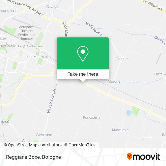 Reggiana Boxe map
