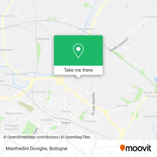 Manfredini Doviglio map