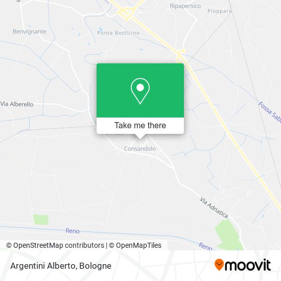 Argentini Alberto map