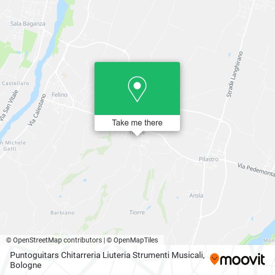 Puntoguitars Chitarreria Liuteria Strumenti Musicali map
