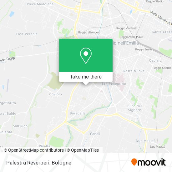 Palestra Reverberi map