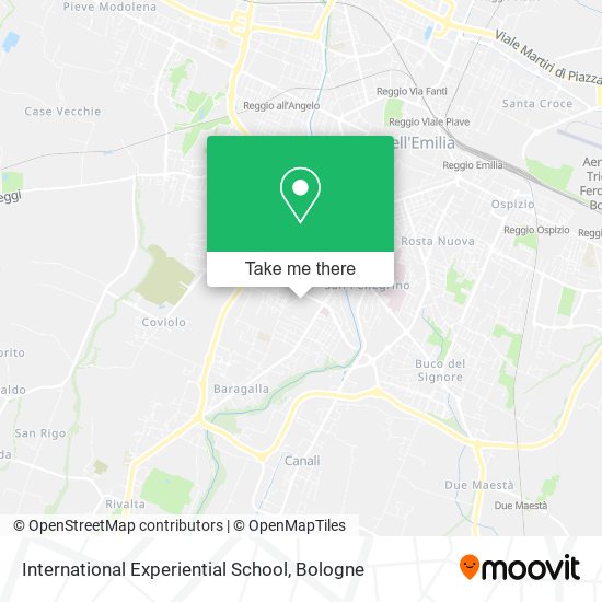 International Experiential School map