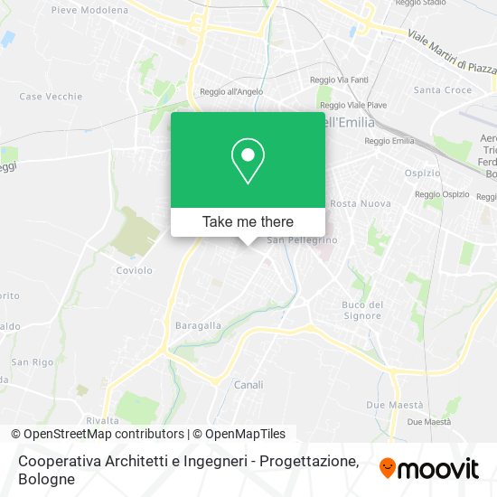 Cooperativa Architetti e Ingegneri - Progettazione map