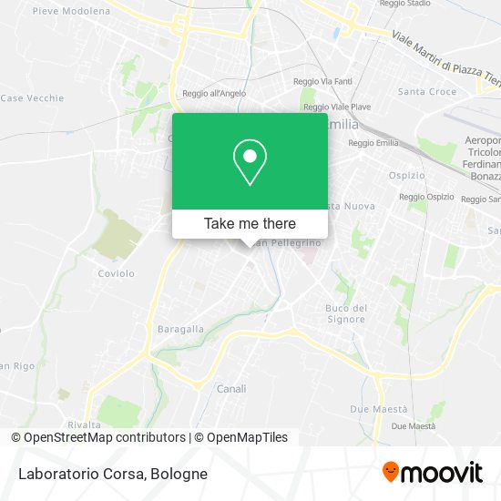 Laboratorio Corsa map