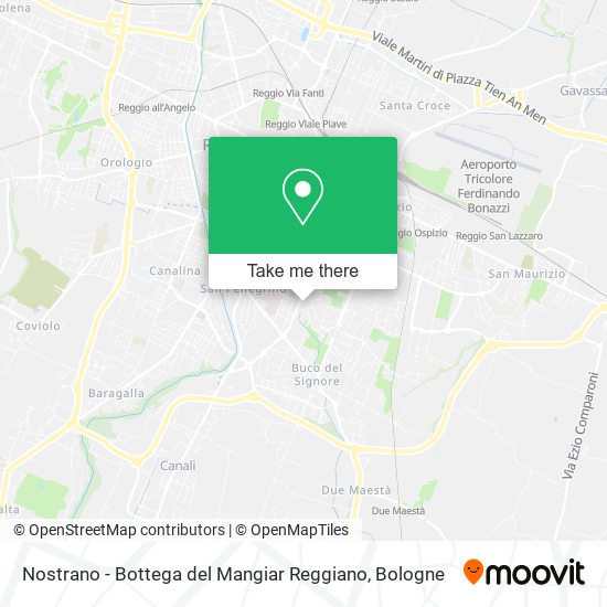 Nostrano - Bottega del Mangiar Reggiano map