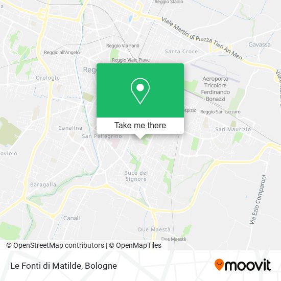 Le Fonti di Matilde map