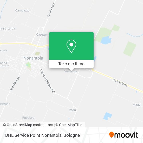 DHL Service Point Nonantola map