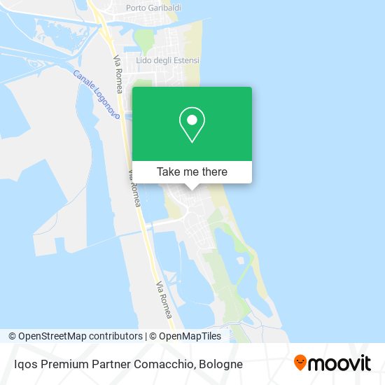 Iqos Premium Partner Comacchio map
