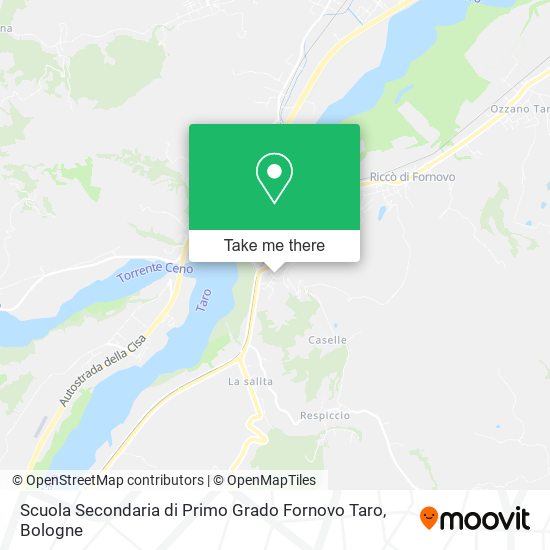 Scuola Secondaria di Primo Grado Fornovo Taro map