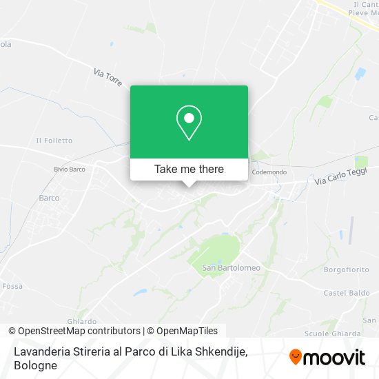 Lavanderia Stireria al Parco di Lika Shkendije map