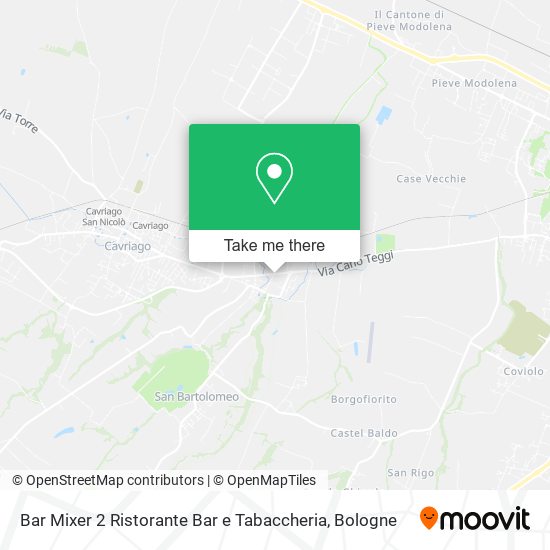 Bar Mixer 2 Ristorante Bar e Tabaccheria map