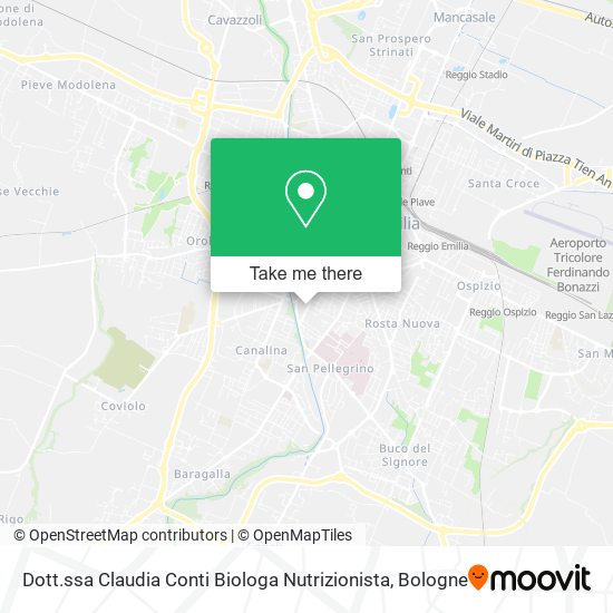 Dott.ssa Claudia Conti Biologa Nutrizionista map