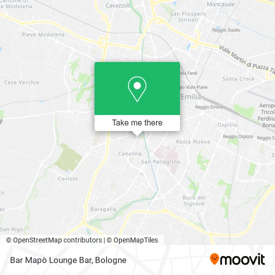 Bar Mapò Lounge Bar map