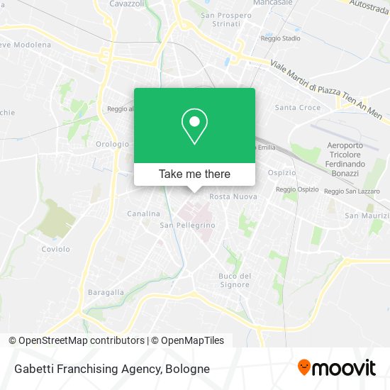 Gabetti Franchising Agency map