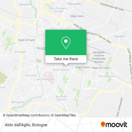 Aldo dall'Aglio map