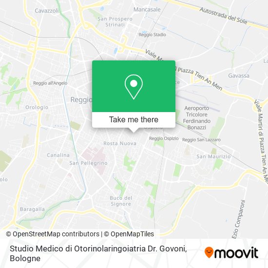 Studio Medico di Otorinolaringoiatria Dr. Govoni map