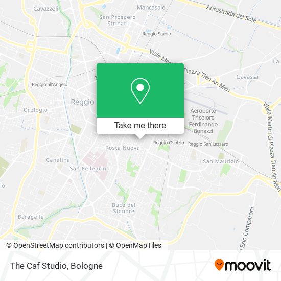 The Caf Studio map