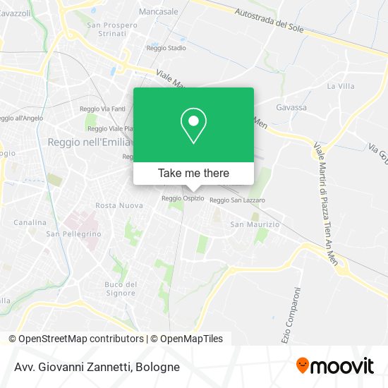 Avv. Giovanni Zannetti map