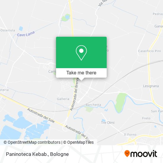 Paninoteca Kebab. map